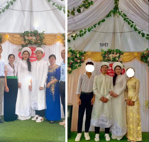 Vào tháng 6 cầu thủ Trần Đình Trọng và bạn gái Huyền Trang đã tổ chức đám hỏi ở Điện Biên - quê nhà cô dâu.