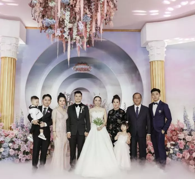 Hiện tại thông tin về đám cưới của cô con gái vị đại gia Kiên Giang vẫn tạo sức hút lớn trên MXH. Ảnh: Tổng hợp