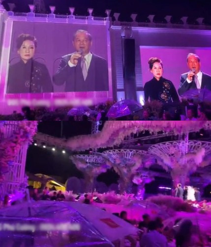 Được biết, để ngày vui của con gái trọn vẹn nhất có thể, vị đại gia đã san lấp một phần biển, chi 13 tỷ mua hoa tươi, thuê đội ngũ tổ chức sự kiện có tiếng, mời các ca sĩ tên tuổi về hát,...