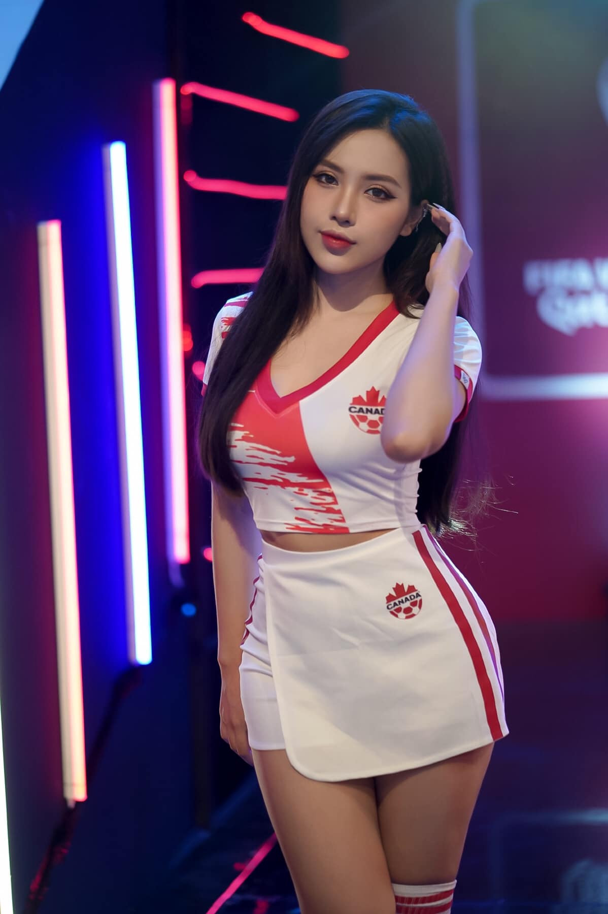 Đỗ Thuỷ Ngọc Thuý (sinh năm 2000) là gương mặt đại diện cho đội tuyển Canada tại Nóng cùng World Cup 2022.