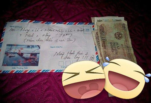 Chỉ vì thiếu một con tôm mà ra nông nỗi này. Quyết định không mừng tiền chẵn, chỉ mừng tiền lẻ mà thôi.