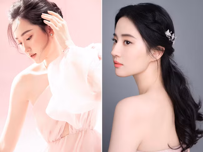 Người đẹp gốc Đà Nẵng này được nhận xét là ở góc chính diện, sống mũi và khuôn miệng giống với "thần tiên tỷ tỷ".