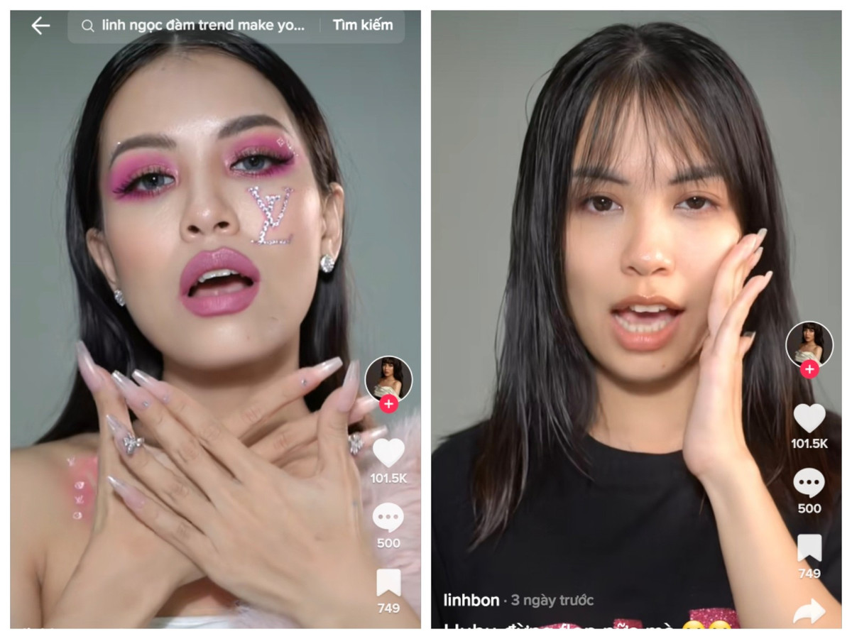 Trào lưu “made you look” được lấy cảm hứng từ chính lời bài hát Made you look (của nữ ca sĩ Meghan Trainor) với những “make-up look” (lối trang điểm) lấy cảm hứng từ các thương hiệu xa xỉ như Gucci, Louis Vuitton, Versace. Theo đó, những thương hiệu này đã được các các bạn trẻ “hiện thực hóa” ngay trên chính khuôn mặt mình.