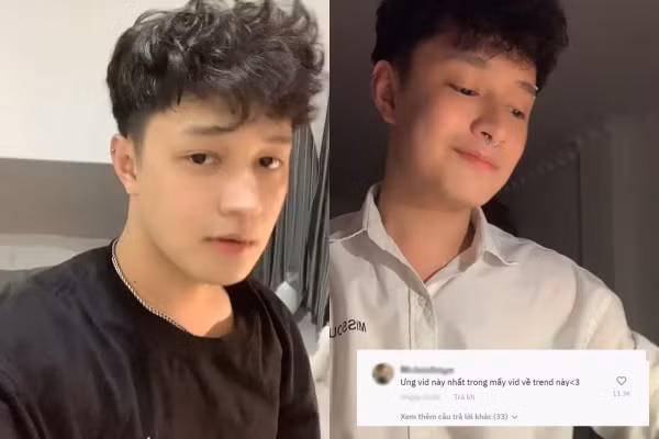 Nền nhạc sôi động cùng đoạn lời: "Em đã xa anh vào trong một chiều mưa bay..." chắc hẳn được phát đi phát lại thời điểm đó khi trào lưu biến hình này ngày càng thu hút được nhiều sự quan tâm của netizen.