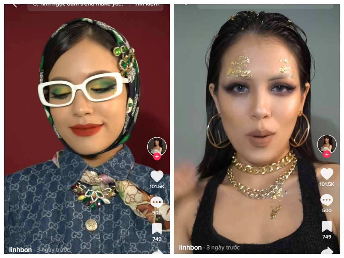 Hiện tại, trào lưu “biến hình” mới mẻ này thu hút sự tham gia của nhiều TikToker, đặc biệt là những người trẻ theo đuổi nghề "make-up'" hay thời trang thực hiện.