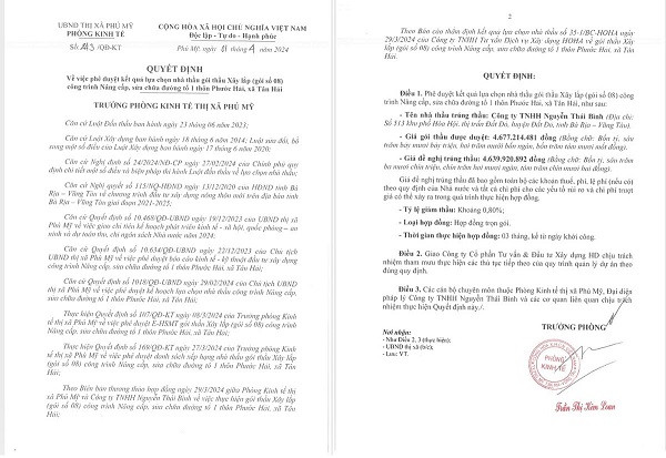 BR-VT: Can canh cac goi thau lam duong NTM cua Cty Nguyen Thai Binh-Hinh-2