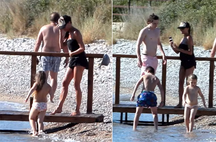 Đại gia đình Beck-Vic đã tới Hy Lạp để nghỉ hè.