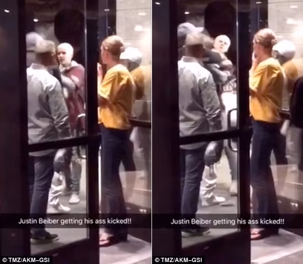 Justin Bieber bi danh guc truoc cua khach san
