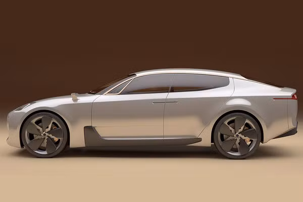Kia K8 có tân mã là CK, nhìn diện mạo bên ngoài, K8 mang nhiều nét thiết kế từ chiếc GT Concept từng ra mắt trong triển lãm Frankfurt 2011. 