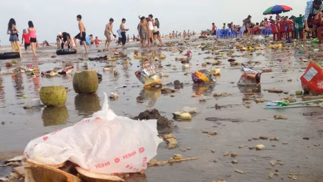 Cư dân mạng còn làm thơ bày tỏ sự thất vọng với hình ảnh rác bẩn ở Cồn Vành: "Chưa đi chưa biết Cồn Vành/ Đi rồi mới thấy tanh bành ra ri/ Ôi thôi rồi, biển Cồn Vành sinh thái/ Đến nơi rồi mới hãi hết hồn".