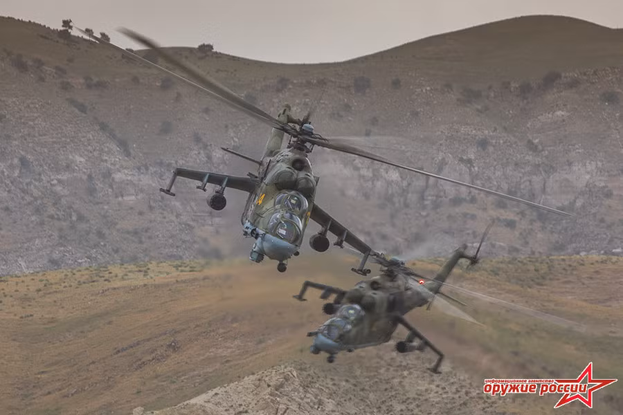 Trực thăng tấn công Mi-24. Nguồn ảnh: Arms-Expo