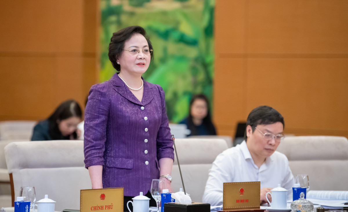 Bộ trưởng Nội vụ Phạm Thị Thanh Trà. Ảnh: QH