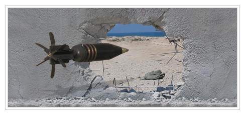 Khả năng xuyên phá của đạn M329. Ảnh: Archive