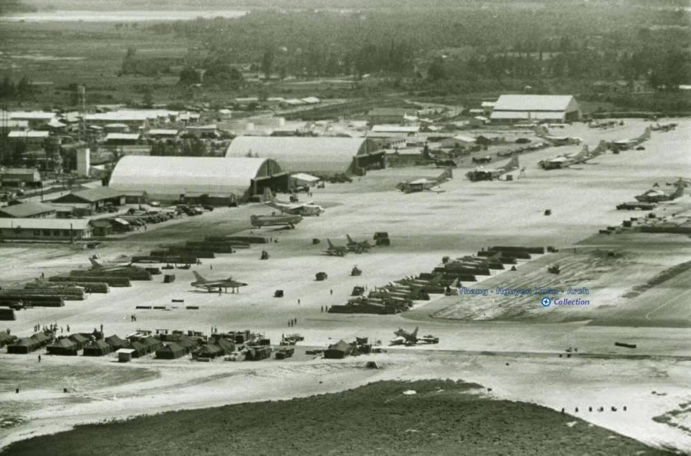 Được Pháp xây dựng trong những năm 30 của thế kỷ trước, sân bay Đà Nẵng ban đầu được sử dụng như một cầu hàng không nối liền tuyến vận tải trên không giữa Trung Kỳ với Bắc Kỳ và Nam Kỳ trong giai đoạn thực dân Pháp vẫn đang đô hộ nước ta. Nguồn ảnh: USAF.