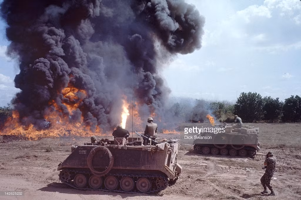 Rõ ràng, mục tiêu là tiêu diệt vùng Tam giác sắt của Mỹ đã không đạt được, với hệ thống hầm ngầm địa đạo dài hàng trăm kilomets, quân giải phóng đã bảo vệ được lực lượng của mình trong khí đó phía Mỹ hoàn toàn bất lực dù sử dụng rất nhiều cách thức nhằm "xóa sổ" hệ thống hầm ngầm tại Củ Chi. Nguồn ảnh: Gettyimg.