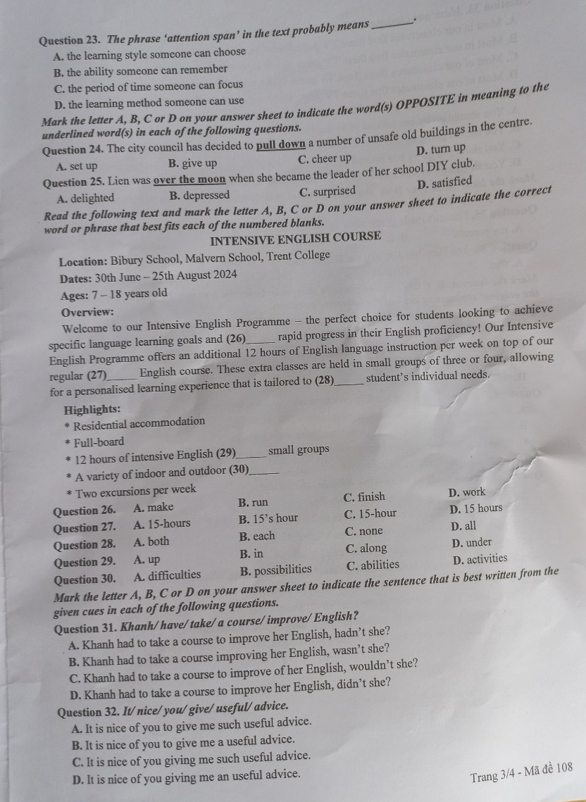 Thi vao lop 10 tai Ha Noi: Thi sinh kho lay diem cao mon Tieng Anh-Hinh-3