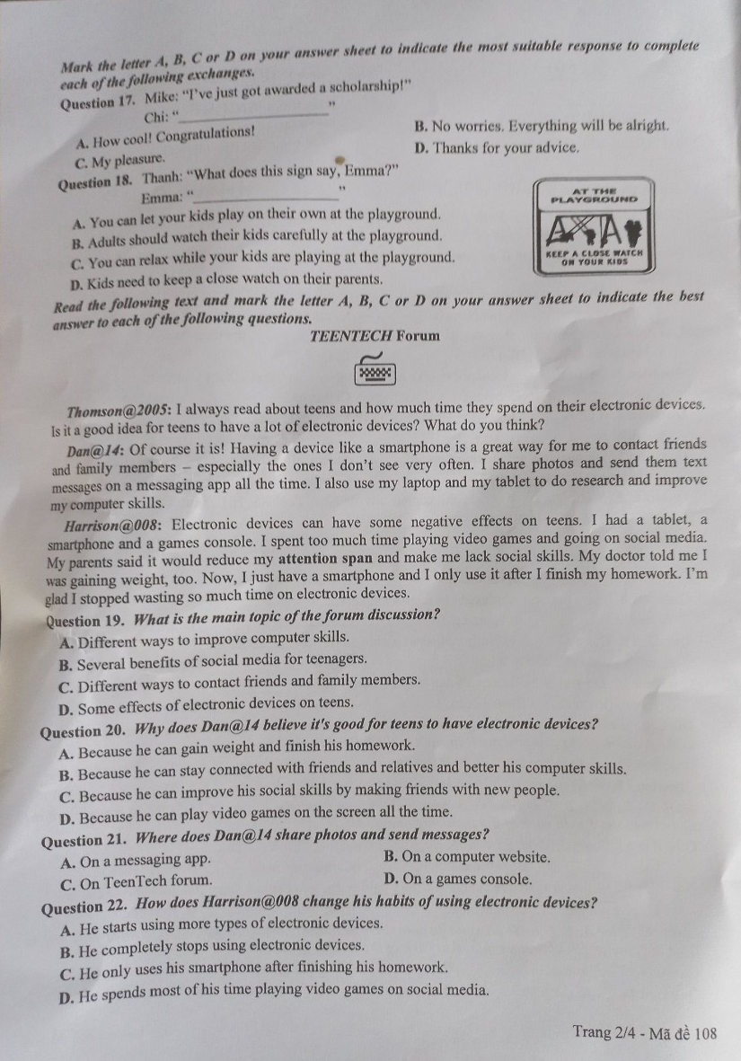 Thi vao lop 10 tai Ha Noi: Thi sinh kho lay diem cao mon Tieng Anh-Hinh-2
