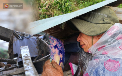 "Lúc xảy ra thảm họa, tôi còn đang trên rẫy. Trời những hôm đó mưa lớn, tôi đã dặn dò các con phải giải tán, đi làm trại trên đồi mà trú bão nhưng tụi nó lại không chịu nghe, trời ơi là trời!" - Ông Đề khóc nghẹn. Từ lúc tai họa từ trên trời giáng xuống cả gia đình, ông Đề đã khóc cạn nước mắt. Trong giây phút chứng kiến thi thể của người thân mình được đưa lên từ đống gạch đá, ông Đề chỉ biết gục đầu xuống đất và gào khóc nức nở.