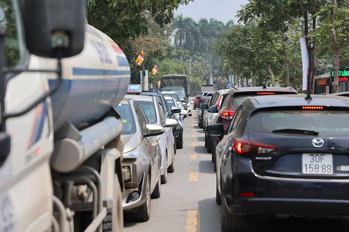 Để thoát khỏi dòng xe cũng là điều hết sức khó khăn.