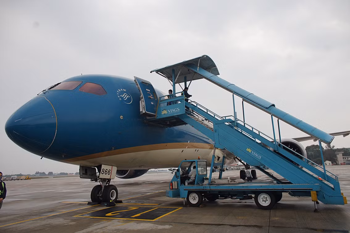 Theo kế hoạch, chuyến bay sẽ hạ cánh tại Sân bay Quốc tế Nội Bài lúc 11h30 ngày 8/3.