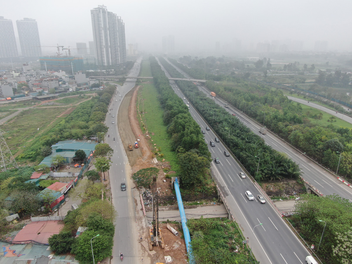 Đơn vị thi công đang gấp rút hoàn thiện.