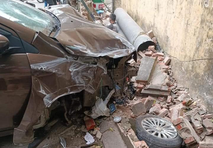 Lai xe dam lien hoan tai Long Bien co nong do con “gap doi khung”