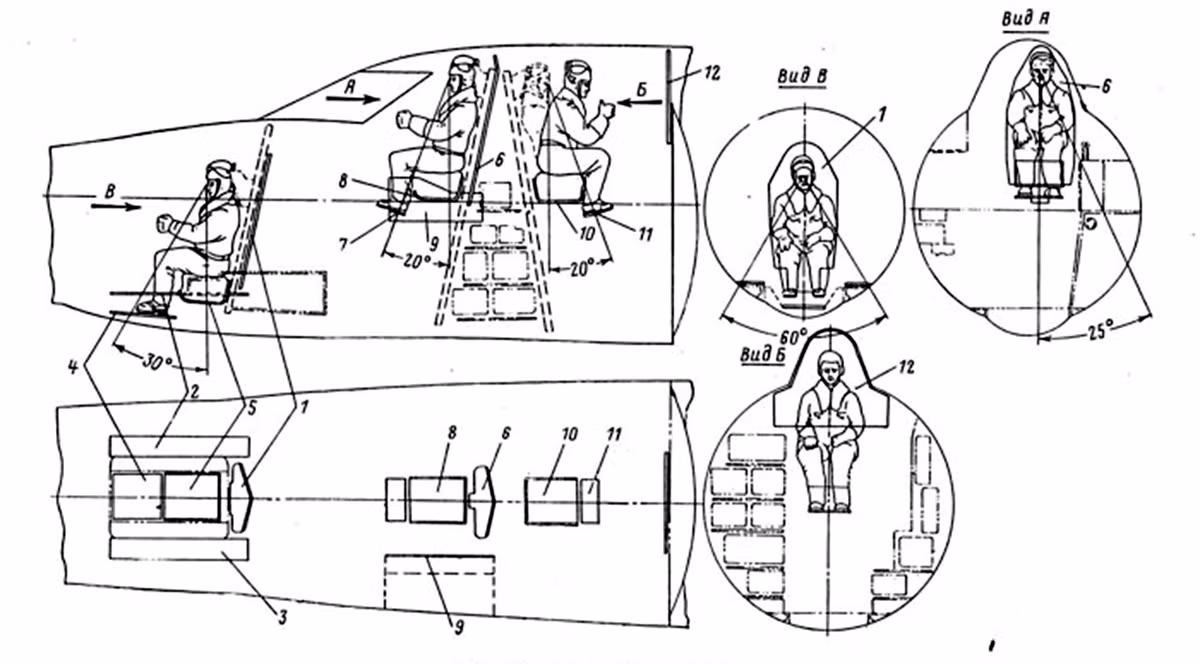 Thậm chí sơ đồ ngồi của các phi công vẫn còn chật chội và góc quan sát khá hẹp so với sự đồ sộ của chiếc siêu phi cơ này. Ảnh Airlines.net