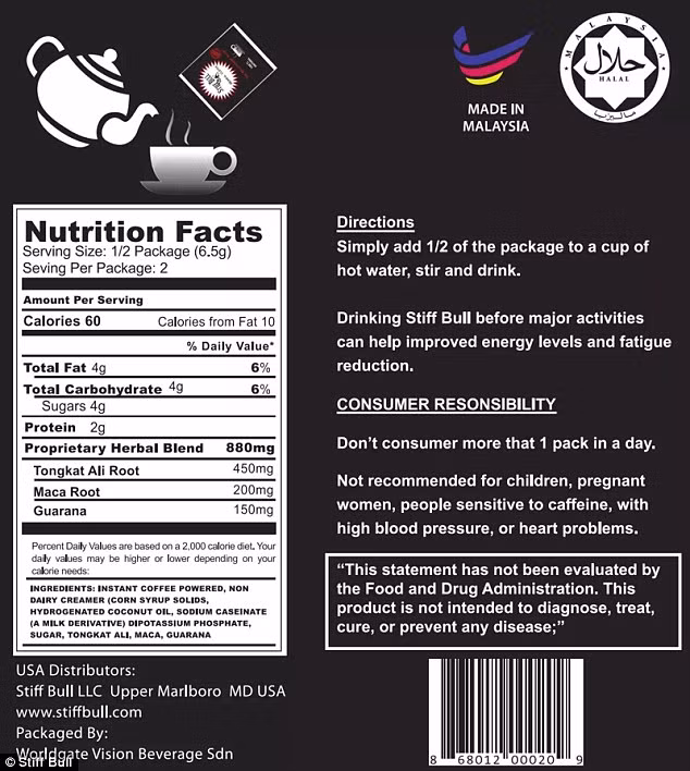 Loại đồ uống được mệnh danh là “cứu cánh của các mối quan hệ” này có chứa tongkat ali (còn có tên gọi cây bá bệnh hay cây mật nhân), củ maca và guarana – những nguyên liệu đã được người châu Á và người Nam Mỹ dùng để cải thiện sức khỏe tình dục, tăng ham muốn cũng như sức khỏe tổng thể trong hàng thế kỷ. 