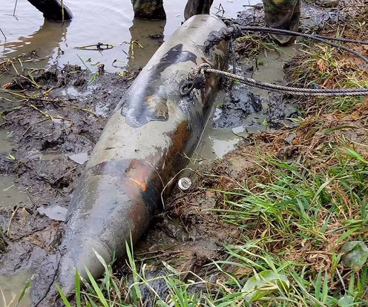 Quả bom có trọng lượng lên đến 230kg