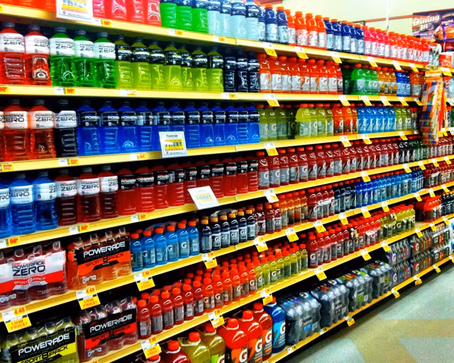 Các loại đồ uống thể thao thường được mệnh danh là “năng lượng cho các vận động viên”. Vấn đề duy nhất với khẩu hiệu này là mặc dù các vận động viên cần sức bền rất cần electrolyte nhưng nước uống thể thao lại không cung cấp không đủ mà thường chỉ có đường, nước và màu nhân tạo, hoàn toàn không tốt cho sức khỏe