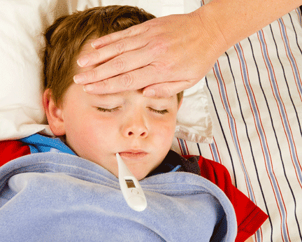 Cơn sốt thường hạ sau vài ngày nhưng khi đã cho uống thuốc hạ sốt mà các dấu hiệu của trẻ không thay đổi thì có thể trẻ đã bị nhiễm khuẩn, cần uống kháng sinh chứ không phải sốt do virus và có thể tự khỏi. 