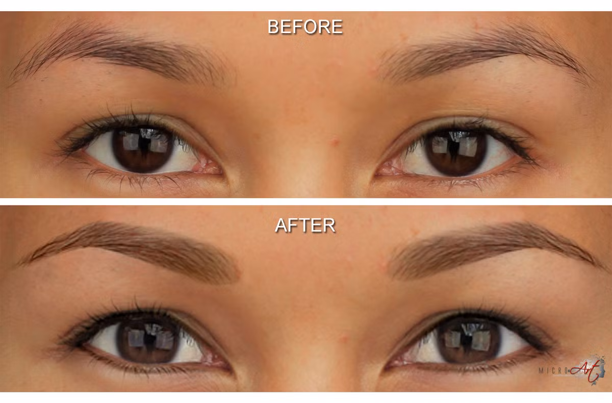 Nếu bạn được trời phú cho một cặp lông mày có đủ cả đầu lẫn đuôi và hoa mỹ thì đang có rất nhiều người ghen tị với bạn. Nếu chân mày đã rậm sẵn, bạn không cần phản dùng đến bột hay sáp kẻ lông mày để trang điểm. Nhưng bạn vẫn có thể chải chuốt các sợi lông mày một chút bằng cách dùng gel lông mày để các sợi lông mày nằm đúng trật tự, gọn gàng hình vòng cung hay bất kỳ dáng nào bạn thích. 