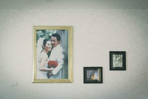 Những bức ảnh cưới hiếm hoi được tiết lộ của vợ chồng NSƯT Việt Hoàn. 