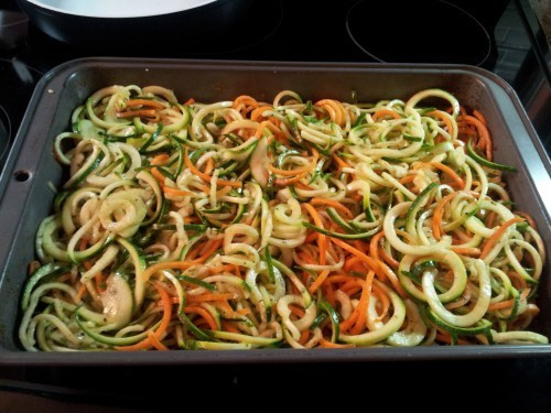 Mì xoắn làm từ rau củ được chế biến từ các loại rau củ bào xoắn chắc chắn sẽ trở thành một trong những xu hướng thực phẩm mới trong năm 2016 vì vừa ngon miệng, ngon mắt vừa tốt cho sức khỏe vì chứa toàn rau.