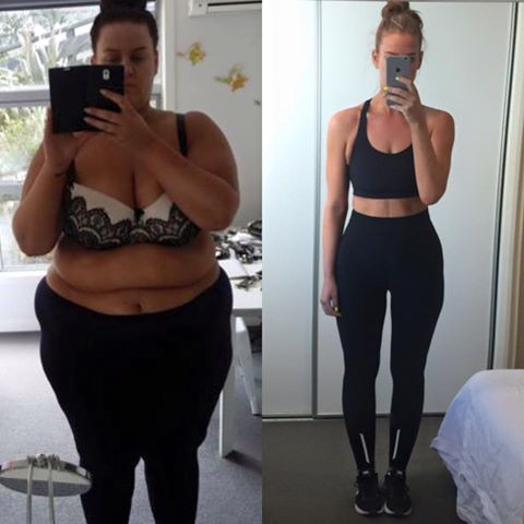 Thật khó tin khi nói tấm ảnh ngoài cùng bên trái là hình ảnh của người phụ nữ bên phải trước đó 11 tháng. Từ 169kg giảm xuống còn 83kg, tức giảm nửa trọng lượng cơ thể, quá nhiều người hoài nghi đây là cùng một người. Người phụ nữ giảm cân thành công này cho biết mỗi ngày đều thức dậy từ 5h sáng để tập luyện và tất cả mọi nỗ lực từ mồ hôi nước mắt đều đã được đền đáp khi chỉ số BMI giảm từ 51,6 xuống còn 25,6. 