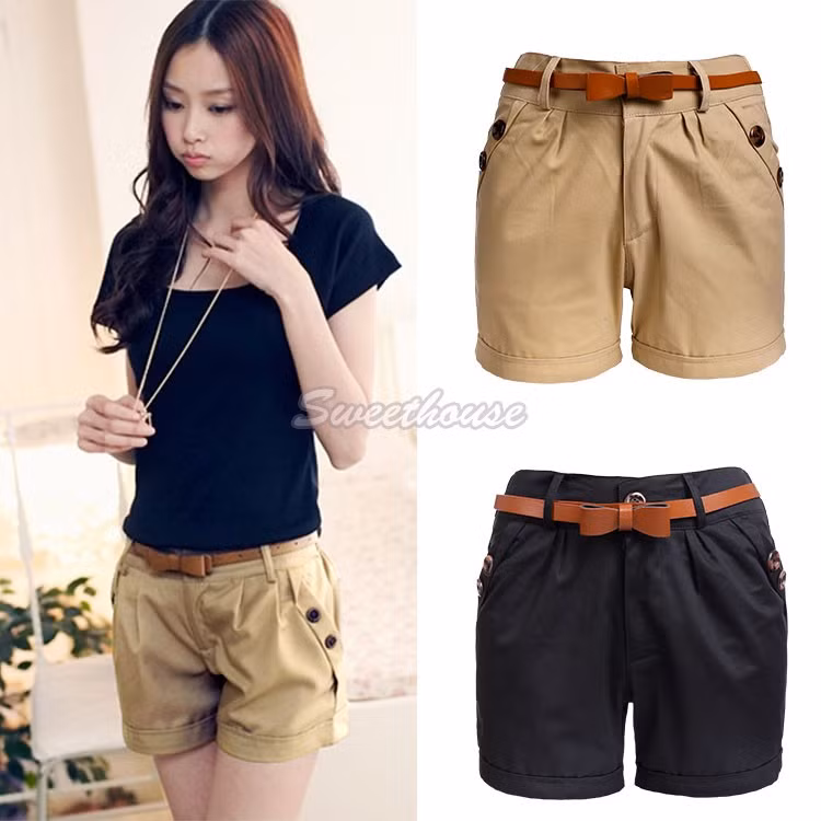 Không nên đi vào lối mòn cũ kỹ dành cho quần soóc bò. Đối với quần soóc, những chất liệu mềm như lụa, tơ hoặc lanh mới chính là những chất liệu tôn dáng vóc nhất. 