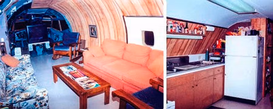 Với chi phí cải tạo lên đến 24.000 USD, ngôi nhà làm từ máy bay được hoàn thiện với đầy đủ tiện nghi gồm phòng khách, phòng ăn, phòng giặt, nhà bếp, 3 phòng ngủ và cầu thang điều khiển từ xa.