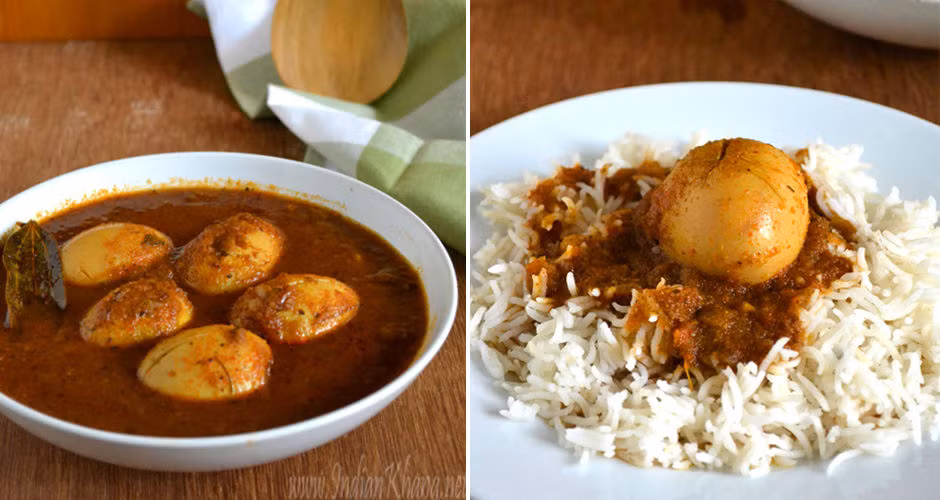 Cà ri trứng là món ăn rất ngon của Ấn Độ. Món ăn thơm mùi hành tây và các loại gia vị, thường được ăn kèm với cơm, roti… 