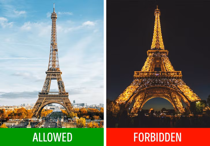 Những ngọn đèn chiếu sáng khiến tháp Eiffel trở lên lung linh, tráng lệ hơn vào buổi tối được Pierre Bideau lắp đặt vào năm 1985.