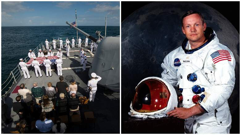 50 năm sau khi phi hành gia Armstrong đặt bước chân đầu tiên lên Mặt trăng, cái chết của ông được làm sáng tỏ. Video: Kỷ niệm 45 năm ngày con người đặt chân lên Mặt trăng (nguồn: VTC14)