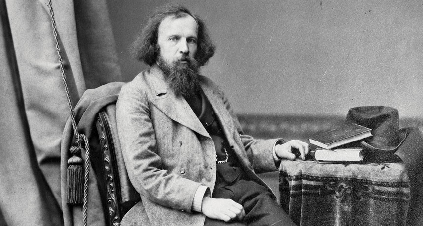Mendeleev là người phát minh ra định luật tuần hoàn các nguyên tố hóa học. Ông được người đời nhớ đến khi tiết lộ nhìn thấy rõ toàn bộ bảng tuần hoàn hiện ra trước mắt trong giấc mơ.