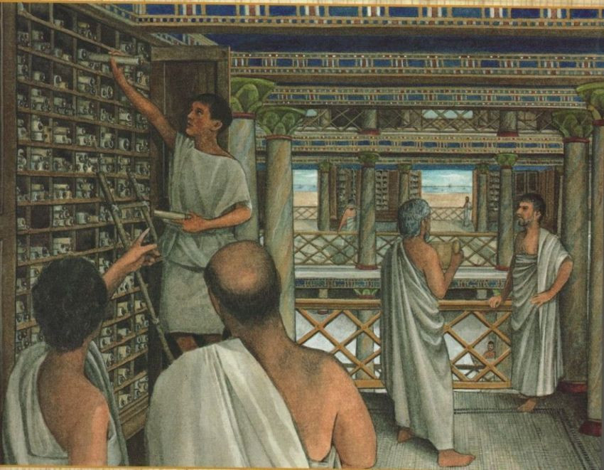 Rất nhiều chuyên gia, học giả đến thư viện Alexandria để nghiên cứu, trau dồi kiến thức thông qua hàng ngàn tài liệu quý giá được lưu giữ tại đây.