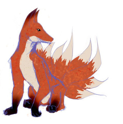  Điểm nổi bật nhất về quái vật Kitsune là nó có nhiều đuôi. Khi mới sinh, chúng chỉ có một đuôi.