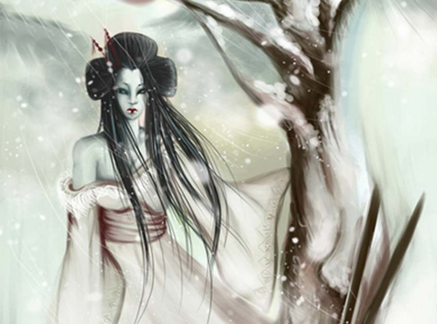 Truyền thuyết của Nhật Bản có kể về Yuki Onna - người phụ nữ tuyết có diện mạo xinh đẹp nhưng hết sức nguy hiểm và độc ác.