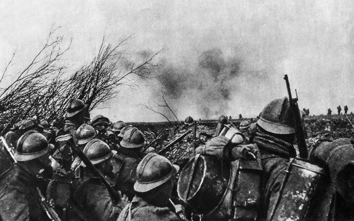 Trận Somme diễn ra từ 1/7 - 18/11/1916 là cuộc chiến gây thương vong lớn cho cả hai phía.