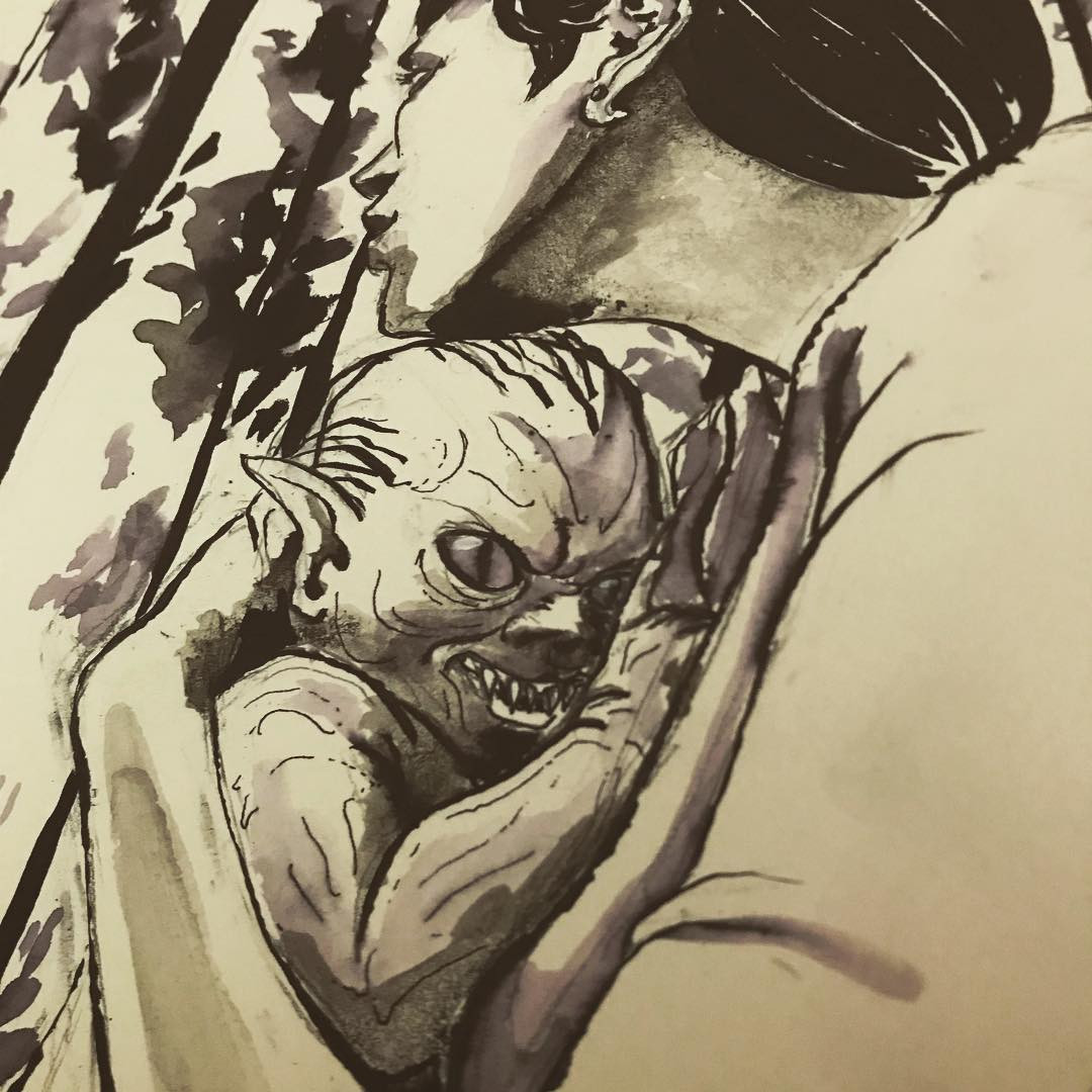 Khi nạn nhân tiến sâu vào rừng và không có người nào khác, Tiyanak lộ nguyên hình là một con quái vật khủng khiếp với hàm răng và móng vuốt sắc nhọn.