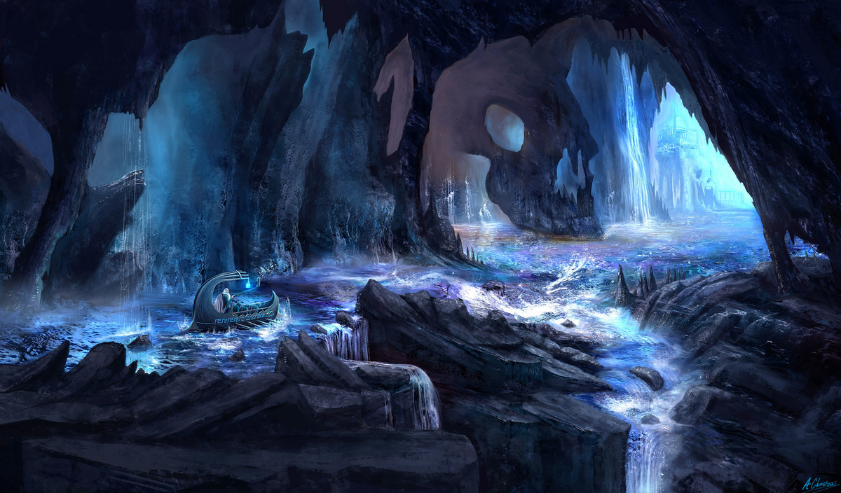 Dòng sông Styx có 7 đoạn chảy qua khu vực cai quản của chúa tể địa ngục Hades.