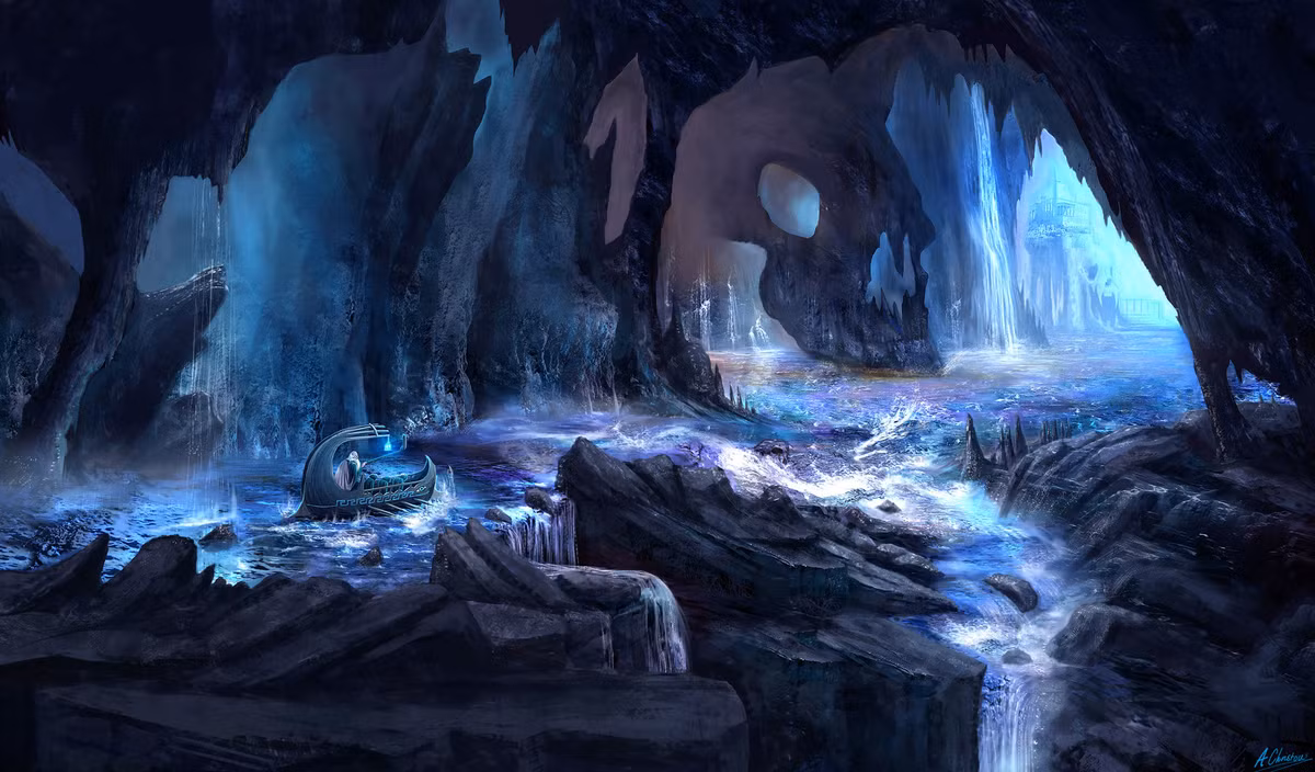 Dòng sông Styx có 7 đoạn chảy qua khu vực cai quản của chúa tể địa ngục Hades.