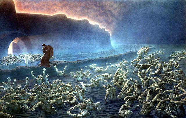 Giống như nhiều nền văn minh, người Hy Lạp thời cổ đại cũng có truyền thuyết về cửa ngõ dẫn tới thế giới cõi âm. Dòng sông này được ví như ranh giới giữa thế giới của người sống với thế giới của người chết.