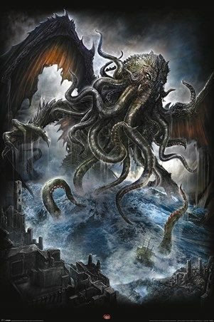 Cthulhu có rất nhiều xúc tu giống như bạch tuộc. Đặc biệt, quái vật này phát ra âm thanh bí ẩn và rùng rợn.